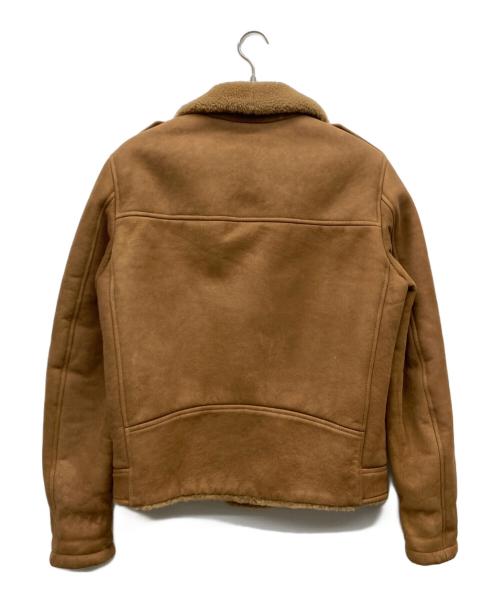 PT TORINO（ピーティートリノ）PT TORINO (ピーティートリノ) ムートンジャケット ブラウン サイズ:50の古着・服飾アイテム