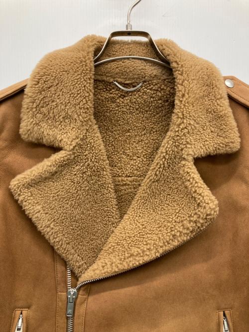 PT TORINO（ピーティートリノ）PT TORINO (ピーティートリノ) ムートンジャケット ブラウン サイズ:50の古着・服飾アイテム