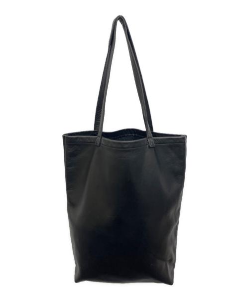 HENDER SCHEME（エンダースキーマ）HENDER SCHEME (エンダースキーマ) レザートートバッグ ブラックの古着・服飾アイテム