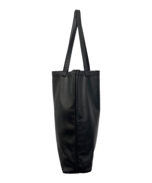 HENDER SCHEME（エンダースキーマ）HENDER SCHEME (エンダースキーマ) レザートートバッグ ブラックの古着・服飾アイテム