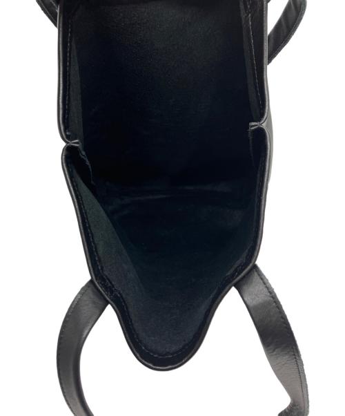 HENDER SCHEME（エンダースキーマ）HENDER SCHEME (エンダースキーマ) レザートートバッグ ブラックの古着・服飾アイテム