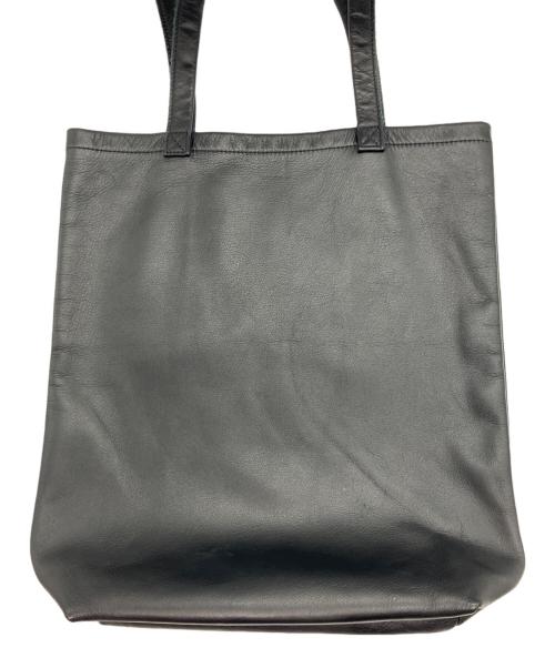 HENDER SCHEME（エンダースキーマ）HENDER SCHEME (エンダースキーマ) レザートートバッグ ブラックの古着・服飾アイテム