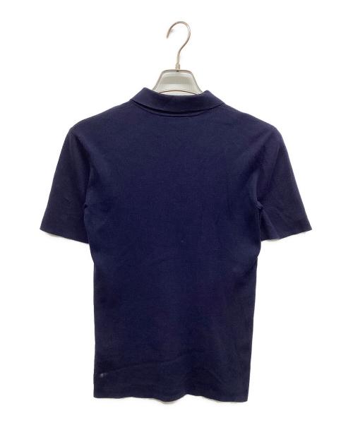 LACOSTE（ラコステ）LACOSTE (ラコステ) ニットポロシャツ ネイビー サイズ:36の古着・服飾アイテム