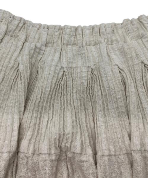 plantation（プランテーション）plantation (プランテーション) BIZENガンジーWAVE スカート キナリ サイズ:Mの古着・服飾アイテム