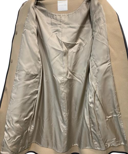 ESTNATION（エストネーション）ESTNATION (エストネーション) パイピングコート ベージュ サイズ:38の古着・服飾アイテム