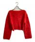 anuans (アニュアンス) スーリーアルパカショートニットプルオーバー レッド サイズ:F：9000円
