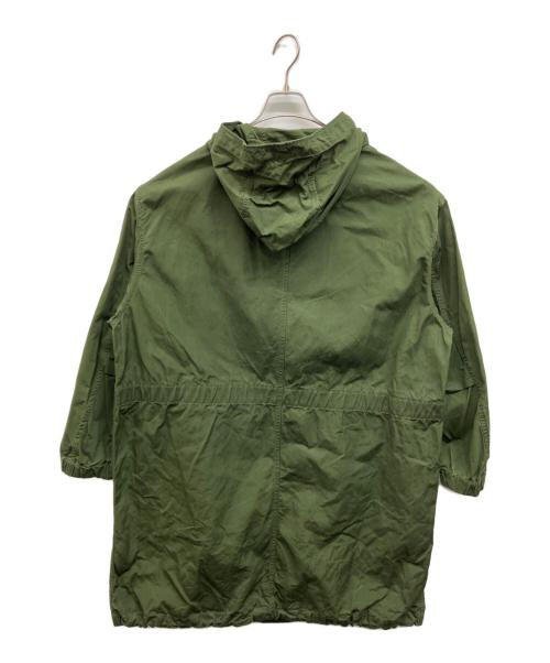 sage de cret（サージュデクレ）sage de cret (サージュデクレ) COパラフィンミリタリーフーデッドコート オリーブ サイズ:Mの古着・服飾アイテム