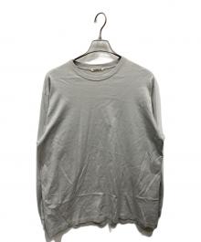 AURALEE（オーラリー）の古着「LUSTER PLAITING L/S TEE」｜グレー
