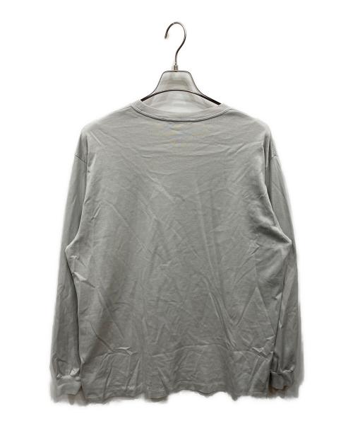 AURALEE（オーラリー）AURALEE (オーラリー) LUSTER PLAITING L/S TEE グレー サイズ:4の古着・服飾アイテム
