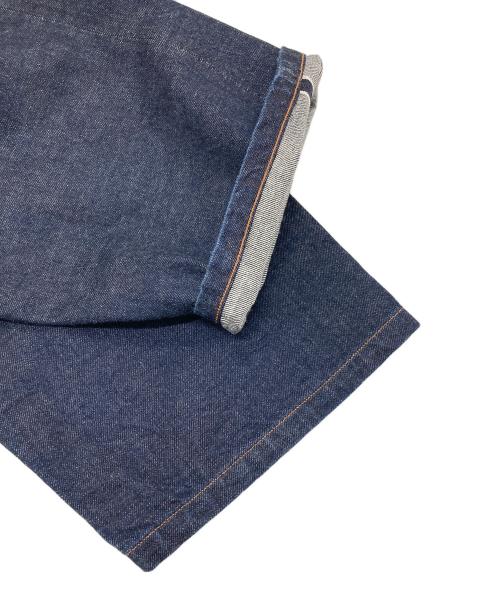 BLURHMS（ブラームス）blurhms (ブラームス) 12.9oz Selvage Denim GI-belt Pants 12.9オンス セルビッジ デニム ジーアイベルト パンツ  デニムパンツ　日本製 インディゴ サイズ:2の古着・服飾アイテム