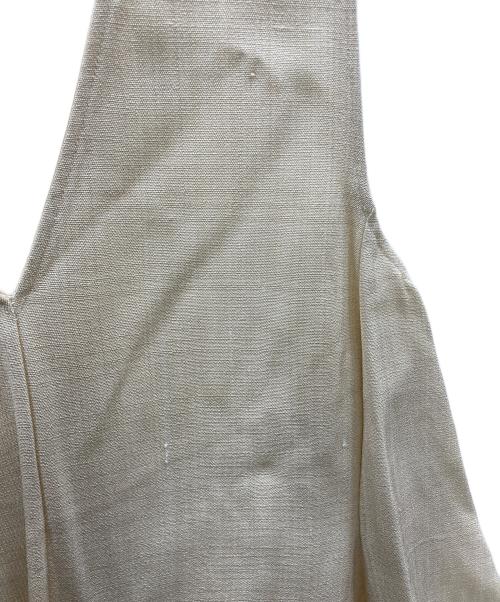 JIL SANDER（ジルサンダー）JIL SANDER (ジルサンダー) レーヨンシルク フレアブラウス アイボリー サイズ:34の古着・服飾アイテム