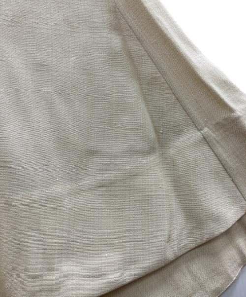 JIL SANDER（ジルサンダー）JIL SANDER (ジルサンダー) レーヨンシルク フレアブラウス アイボリー サイズ:34の古着・服飾アイテム