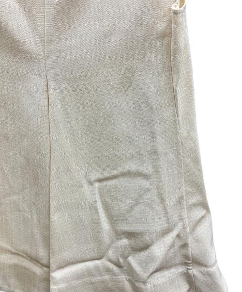 JIL SANDER（ジルサンダー）JIL SANDER (ジルサンダー) レーヨンシルク フレアブラウス アイボリー サイズ:34の古着・服飾アイテム