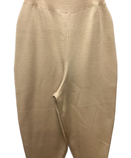 ENFOLD（エンフォルド）ENFOLD (エンフォルド) ニットパンツ ベージュ サイズ:38 未使用品の古着・服飾アイテム