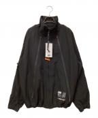 WILD THINGS×POLIQUANTワイルドシングス×ポリクアント）の古着「THE SWCS ADJUSTABLE ZIPPERED TRACK JACKET」｜ブラック