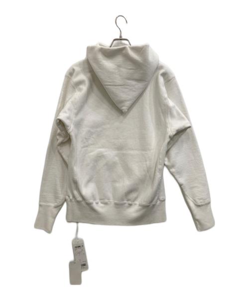 ATON（エイトン）ATON (エイトン) GARMENT DYED URAKE HOODIE ホワイト サイズ:2の古着・服飾アイテム