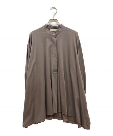 美品 デパリエ ギャザー バンドカラー ブラウス 38 パープル 日本製 un8 中古・古着通販】DEPAREILLE (デパリエ) バックギャザー プルオーバー