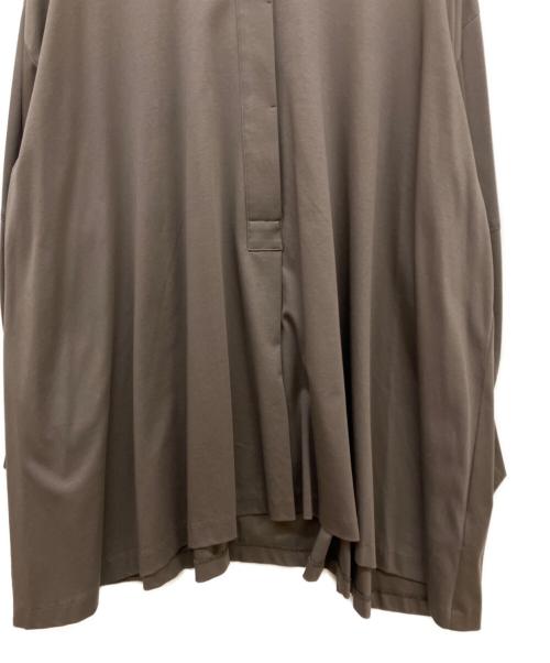 DEPAREILLE（デパリエ）DEPAREILLE (デパリエ) バックギャザー プルオーバー ブラウン サイズ:SIZE 38の古着・服飾アイテム