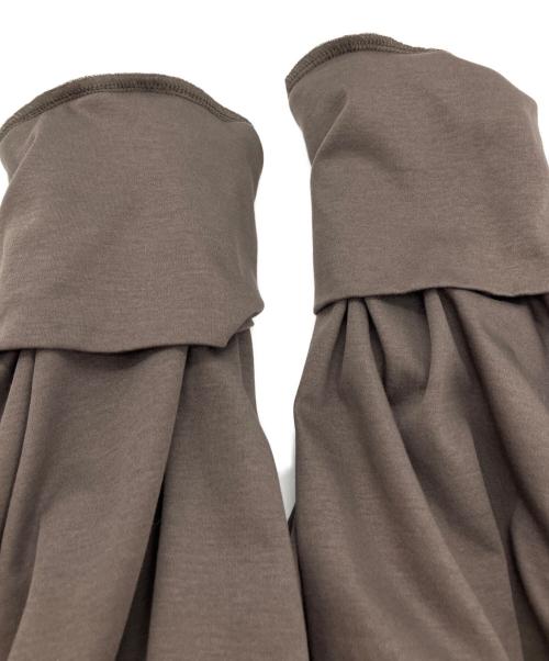 DEPAREILLE（デパリエ）DEPAREILLE (デパリエ) バックギャザー プルオーバー ブラウン サイズ:SIZE 38の古着・服飾アイテム