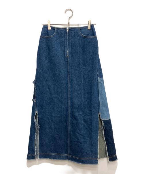 Ameri（アメリ）Ameri (アメリ) パッチワークセットアップデニムドレス サイズ:Sの古着・服飾アイテム