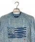POLO RALPH LAUREN (ポロ・ラルフローレン) インディゴ染星条旗ニット　コットンニット ブルー サイズ:S：11000円