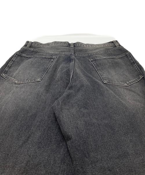 JOURNAL STANDARD relume（ジャーナルスタンダード レリューム）JOURNAL STANDARD relume (ジャーナルスタンダード レリューム) クラフト デニム ワイド ストレート パンツ　25年モデル ブラック サイズ:L 未使用品の古着・服飾アイテム