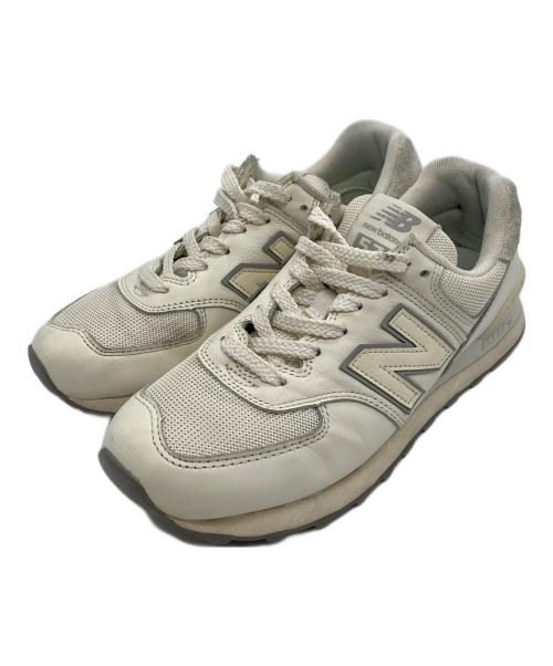 NEW BALANCE（ニューバランス）NEW BALANCE (ニューバランス) ローカットスニーカー ホワイト サイズ:24の古着・服飾アイテム