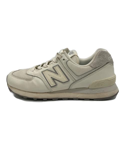 NEW BALANCE（ニューバランス）NEW BALANCE (ニューバランス) ローカットスニーカー ホワイト サイズ:24の古着・服飾アイテム