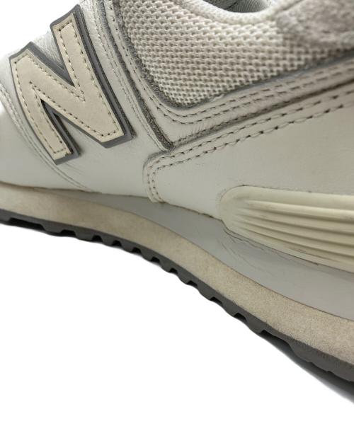 NEW BALANCE（ニューバランス）NEW BALANCE (ニューバランス) ローカットスニーカー ホワイト サイズ:24の古着・服飾アイテム