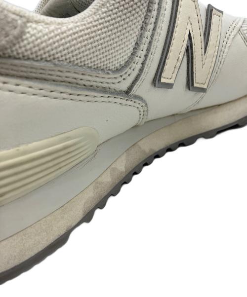 NEW BALANCE（ニューバランス）NEW BALANCE (ニューバランス) ローカットスニーカー ホワイト サイズ:24の古着・服飾アイテム