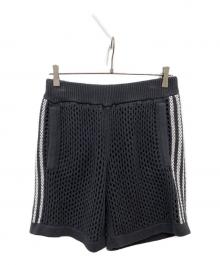 adidas×Edison Chen（アディダス）の古着「CLOT CROCHET SHORTS CARBON」｜グレー