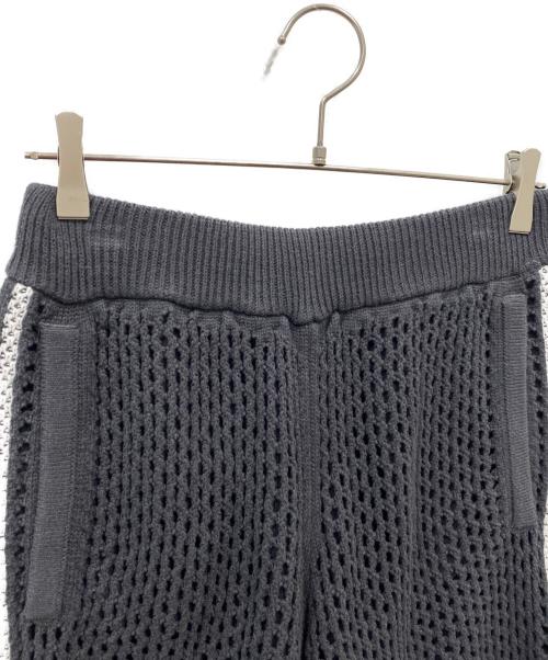 adidas（アディダス）adidas (アディダス) Edison Chen CLOT CROCHET SHORTS CARBON グレー サイズ:Mの古着・服飾アイテム