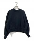 Y-3ワイスリー）の古着「Organic Cotton Terry Boxy Crew Sweatshirt スウェット　パイル」｜ブラック