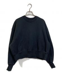 Y-3（ワイスリー）の古着「Organic Cotton Terry Boxy Crew Sweatshirt スウェット　パイル」｜ブラック