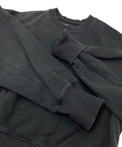 Y-3（ワイスリー）Y-3 (ワイスリー) Organic Cotton Terry Boxy Crew Sweatshirt スウェット　パイル ブラック サイズ:Mの古着・服飾アイテム