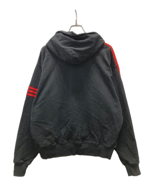 adidas（アディダス）adidas (アディダス) 424 (フォートゥーフォー) VOCAL HOOD/プルオーバーパーカー ブラック サイズ:Sの古着・服飾アイテム