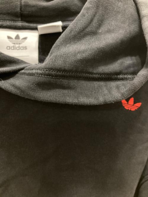 adidas（アディダス）adidas (アディダス) 424 (フォートゥーフォー) VOCAL HOOD/プルオーバーパーカー ブラック サイズ:Sの古着・服飾アイテム