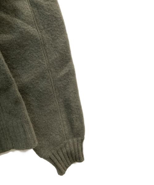 N°21（ヌメロヴェントゥーノ）N°21 (ヌメロヴェントゥーノ) ウールVネックラップカーディガン グリーン サイズ:40の古着・服飾アイテム