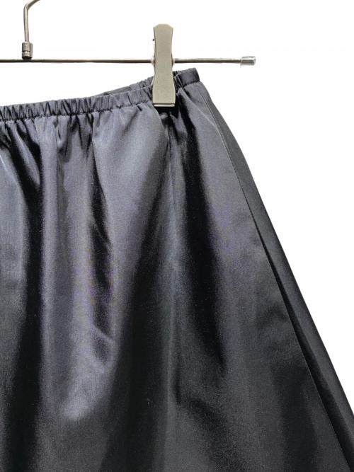 PRADA（プラダ）PRADA (プラダ) ジップフレアスカート ブラック サイズ:36の古着・服飾アイテム
