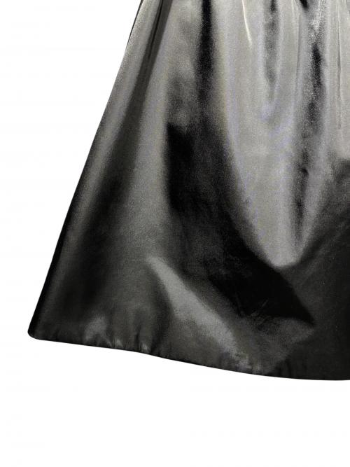 PRADA（プラダ）PRADA (プラダ) ジップフレアスカート ブラック サイズ:36の古着・服飾アイテム