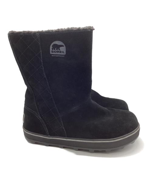 SOREL（ソレル）SOREL (ソレル) GLACY WP/グレイシー スノーブーツ ブラック サイズ:24cmの古着・服飾アイテム
