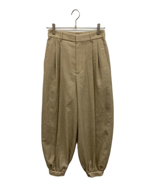 STUNNING LURE（スタニングルアー）STUNNING LURE (スタニングルアー) rメランジリネンボリュームパンツ ベージュ サイズ:2の古着・服飾アイテム