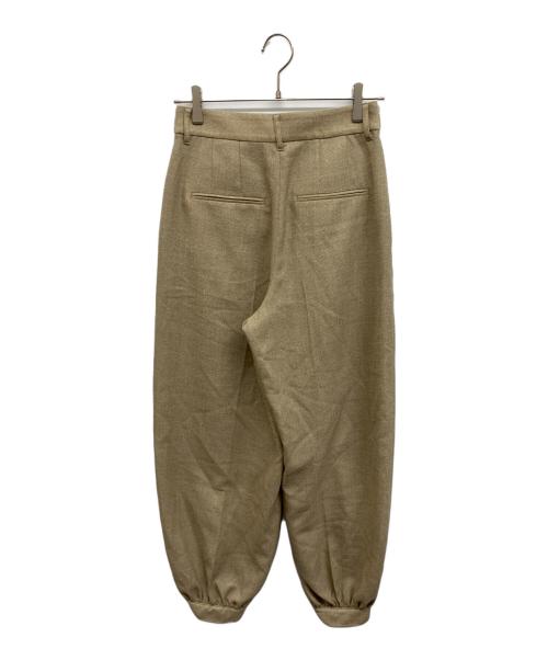 STUNNING LURE（スタニングルアー）STUNNING LURE (スタニングルアー) rメランジリネンボリュームパンツ ベージュ サイズ:2の古着・服飾アイテム