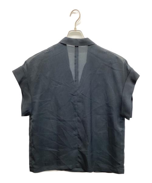 ANAYI（アナイ）ANAYI (アナイ) オーガンフレンチスリーブジャケット ネイビー サイズ:38の古着・服飾アイテム