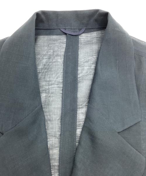 ANAYI（アナイ）ANAYI (アナイ) オーガンフレンチスリーブジャケット ネイビー サイズ:38の古着・服飾アイテム