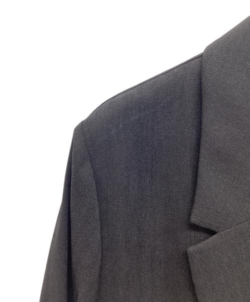 crewre（クルー）crewre (クルー) レイヤードシアージャケット ブラック サイズ:3の古着・服飾アイテム