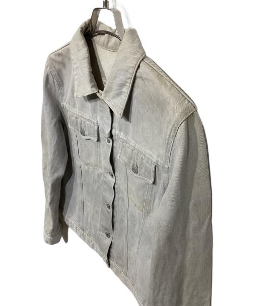 HELMUT LANG（ヘルムートラング）HELMUT LANG (ヘルムートラング) デニムジャケット ライトグレー サイズ:46の古着・服飾アイテム