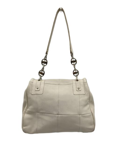 Salvatore Ferragamo（サルヴァトーレ フェラガモ）Salvatore Ferragamo (サルヴァトーレ フェラガモ) ワンショルダーバッグ アイボリーの古着・服飾アイテム