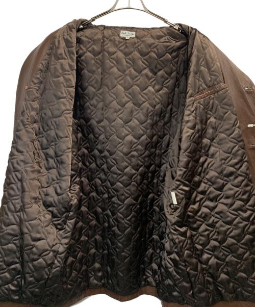 Paul Smith London（ポールスミスロンドン）Paul Smith London (ポールスミスロンドン) レザーカーコート ブラウン サイズ:Lの古着・服飾アイテム
