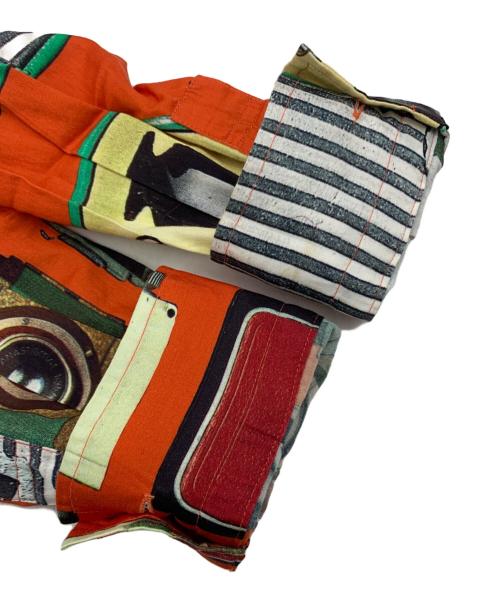 Paul Smith London（ポールスミスロンドン）Paul Smith London (ポールスミスロンドン) カメラプリントシャツ オレンジ サイズ:Lの古着・服飾アイテム
